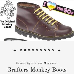 Grafters Original Monkey Boots UK 5, US 7.5-8